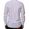 Dolce & Gabbana White Cotton MARTINI Men Formal Dress Shirt