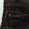 Dolce & Gabbana Black Cotton Tattered Denim Men Bermuda Short