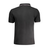 La Martina Black Cotton Men Polo Shirt