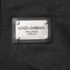Dolce &amp; Gabbana Kapuzenpullover mit schwarzem Logo und durchgehendem Reißverschluss