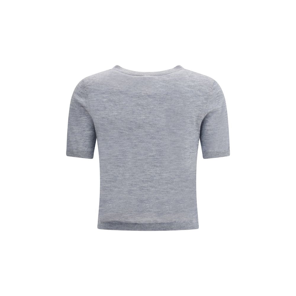 Lisa Yang Gray Cashmere Cardigan