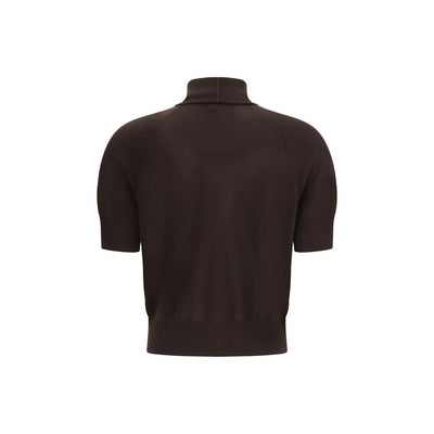 Petar Petrov Brown Merino Wool Top