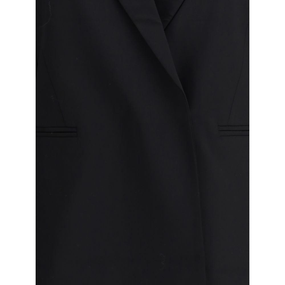 Di Stavnitser Schwarzer Polyester-Blazer