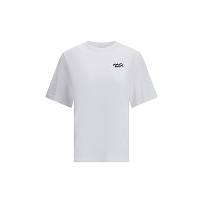 Maison Kitsuné Weißes Baumwoll-T-Shirt