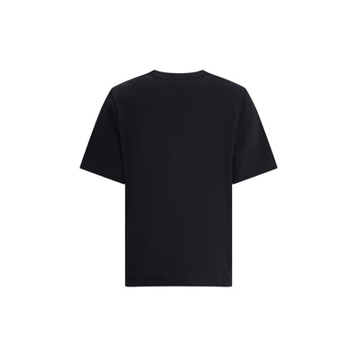 Schwarzes Baumwoll-T-Shirt von Maison Kitsuné