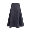 Jacquemus Blue Cotton Midi Skirt