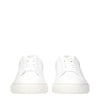 Versace White Leather Low Top Sneakers