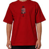 Dolce & Gabbana Red Logo Eye Print Cotton Short Sleeve T-shirt