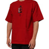 Dolce & Gabbana Red Logo Eye Print Cotton Short Sleeve T-shirt