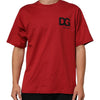 Dolce & Gabbana Red Logo Print Cotton Short Sleeve T-shirt