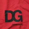Dolce & Gabbana Red Logo Print Cotton Short Sleeve T-shirt