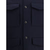 Valstar Blue Fleece Wool Coat