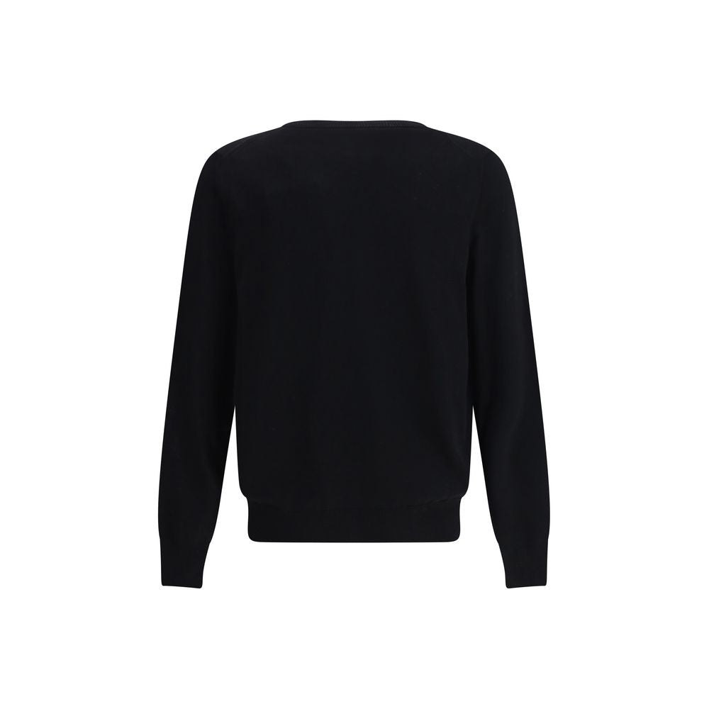 Alexander McQueen Schwarzes Woll-Sweatshirt