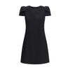 Alexander McQueen Black Wool Casual Dress