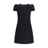 Alexander McQueen Black Wool Casual Dress