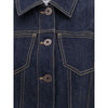 Alexander McQueen Blue Cotton Denim Jacket