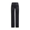 Balenciaga Black Cotton Relaxed Fit Jeans