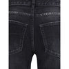 Balenciaga Black Cotton Relaxed Fit Jeans