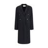 Tory Burch Black Wool Coat