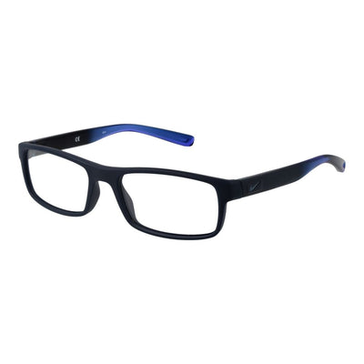 Nike-Brille aus blauem Kunststoff (Gestell)