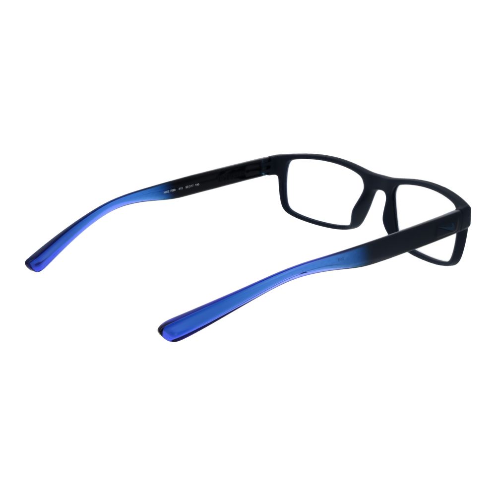 Nike-Brille aus blauem Kunststoff (Gestell)