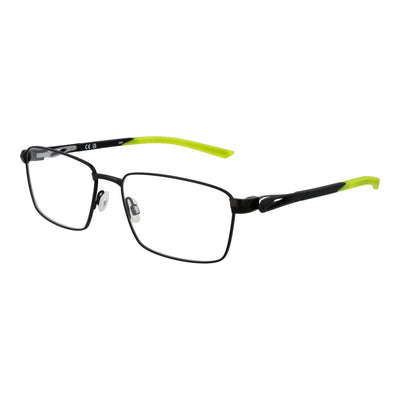 Nike Brille aus schwarzem Metall (Gestell)