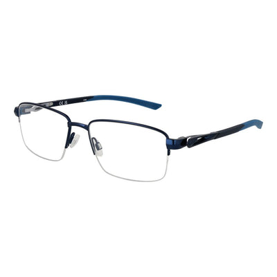 Nike-Brille aus blauem Metall (Gestell)