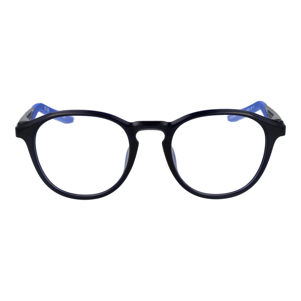 Nike Brille aus blauem Edelstahl (Gestell)