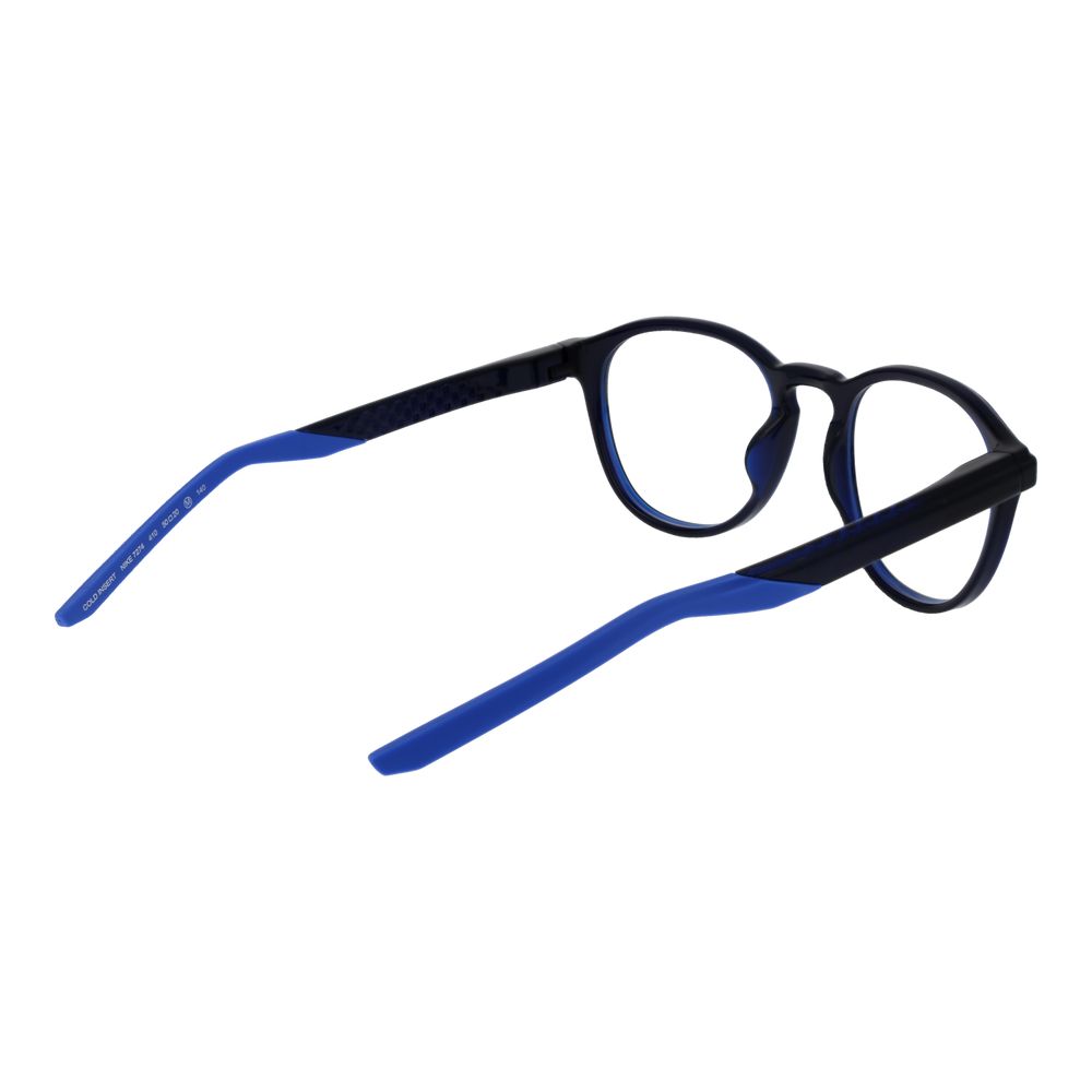 Nike Brille aus blauem Edelstahl (Gestell)