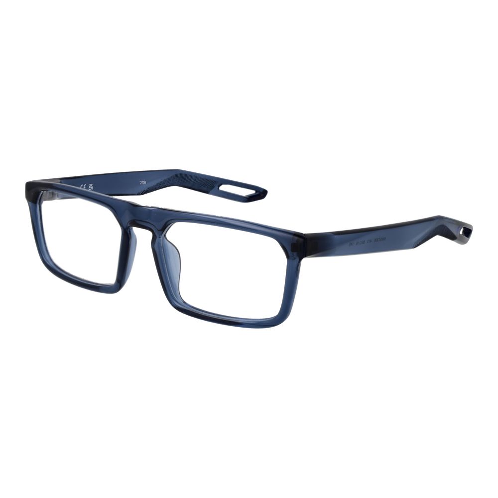 Nike Brille aus blauem Edelstahl (Gestell)