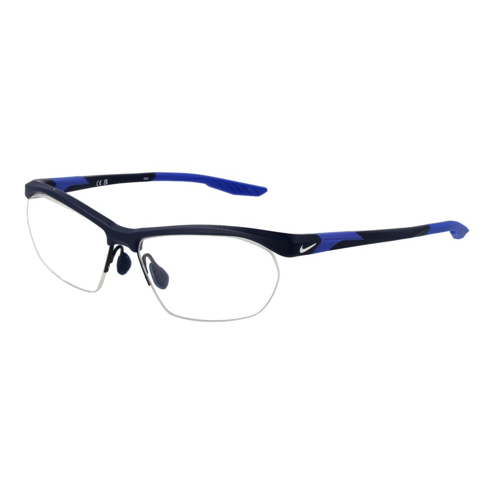 Nike Brille aus blauem Edelstahl (Gestell)