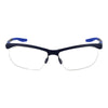 Nike Brille aus blauem Edelstahl (Gestell)