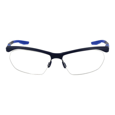 Nike Brille aus blauem Edelstahl (Gestell)