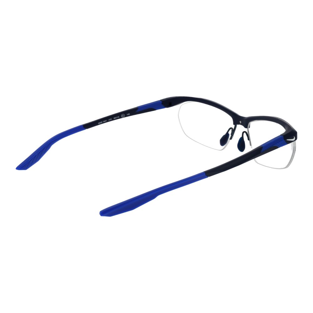 Nike Brille aus blauem Edelstahl (Gestell)