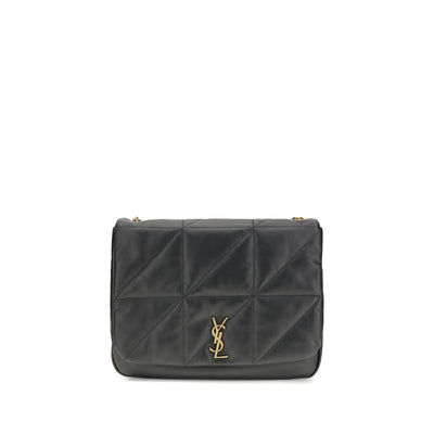 Saint Laurent Black Lamb Ovis Aries Aries Shoulder Bag
