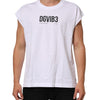 Dolce & Gabbana White Cotton Sleeveless Printed Tank T-shirt
