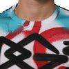 Dolce & Gabbana White Graffiti Crew Neck Short Sleeves T-shirt