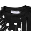 Dolce & Gabbana Black Cotton Polka Dots Round Neck T-shirt