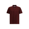 Alexander McQueen Bordeaux Baumwoll-Polohemd