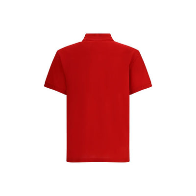 Rotes Baumwoll-Polohemd von Alexander McQueen