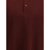 Alexander McQueen Bordeaux Baumwoll-Polohemd