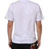 Dolce & Gabbana White Graphic Print Cotton Crew Neck T-shirt