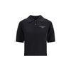Givenchy Black Wool Polo Shirt