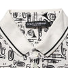 Dolce & Gabbana White Musical Print Collared Polo T-shirt