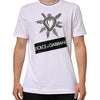 Dolce & Gabbana White Sacred Heart Short Sleeve Men T-shirt