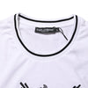 Dolce & Gabbana White Sacred Heart Short Sleeve Men T-shirt