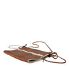 Miu Miu Brown Leather Fur Inner Lining Neck Strap WinterFleece Handwarmer