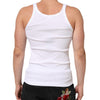 Dolce & Gabbana White Sleeveless Round Neck Tank Top T-shirt