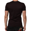 Dolce & Gabbana Brown Logo Plaque Cotton Crew Neck T-shirt