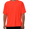 Dolce & Gabbana Neon Orange Polyester Men Crew Neck T-shirt